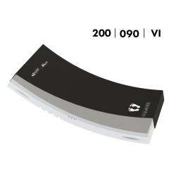 MATELAS + HOUSSE - VISCOELASTIQUE MULTIPORTANCE - COUCHAGE 200 X 90 CM - ANGLES DROITS
