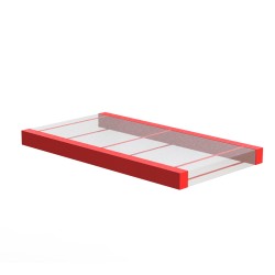 COMPLEMENT DE MATELAS AVEC HOUSSE - CONFORT - 2 X COUCHAGE 200 X 10 CM