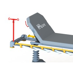 TIGE PORTE SÉRUM AMOVIBLE EN 2 PARTIES, 2 CROCHETS