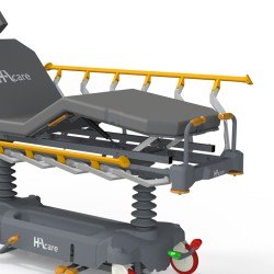 OPTION RELÈVE-JAMBES AVEC PLICATURE DES GENOUX (VERINS À GAZ)