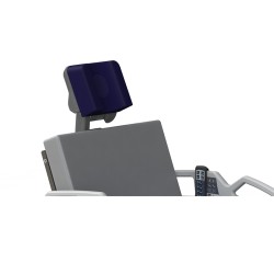 OPTION TÊTIÈRE AMOVIBLE DOUBLE ARTICULATIONS POUR INTERVENTIONS OPHTALMOLOGIQUES + COUSSIN CREUX