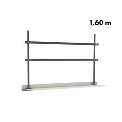 OPTION PORTIQUE 2 RAILS SUR PLAN DE TRAVAIL 1,60 M