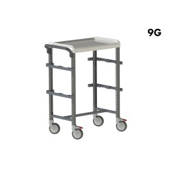 CHARIOT GUERIDON STOCKALLI M3 - F600 9G - AVEC RAILS ET POIGNEE DE POUSSE - À ÉQUIPER