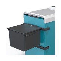 CONTAINER DOSSIERS SUSPENDUS NOIR VOLCANIQUE EN ALUMINIUM AVEC POIGNÉES (COMP. V2)