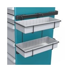 ÉLÉMENT DE RANGEMENT LATÉRAL FILAIRE 2 ÉTAGES (SANS BAC) (COMP. V1, V2 & M3)