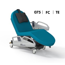 FAUTEUIL DE SOINS POLYVALENT AMB7 CLAVIA FSP - LARGEUR 75 - FREINAGE CENTRALISÉ - SELLERIE - BARRIÈRES TECH