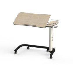 TABLE À MANGER - GRAND PLATEAU INCLINABLE + PETIT PLATEAU LATÉRAL AVEC GALERIE