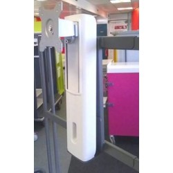 ACCESSOIRES POUR SUSPENSION D'ÉCRAN SUR PORTIQUE AVEC PLATINE WESA 100/75 INCLINABLE ET RÉGLABLE EN HAUTEUR