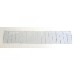 PEIGNE TRANSPARENT BAL - HAUTEUR 100 MM LONG PLEIN