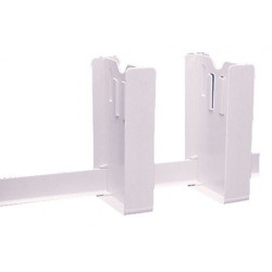 BARRE DE LIAISON POUR SÉPARATEUR MOBILE BLANC (BAC TIROIR)