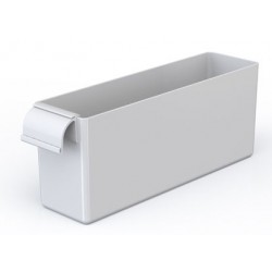 BAC DE SÉPARATION BLANC  - HAUTEUR 120 1/6 AVEC POIGNÉE LISSE