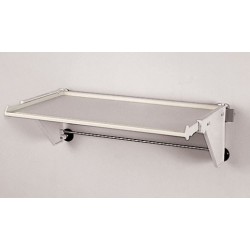 ÉTAGÈRE BLANCHE F600 MURALE (SUR RAIL)