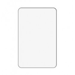 SUPPORT ÉTIQUETTE TRANSPARENT VERTICAL (LOT DE 50)