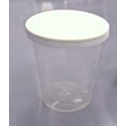 GOBELETS À USAGE UNIQUE TRANSLUCIDE LARGES - GRADUÉS (LOT DE 400)