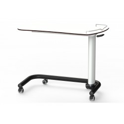 TABLE À MANGER - GRAND PLATEAU FIXE EN COMPACT AVEC GALERIE