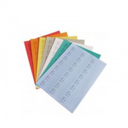 LOT DE 35 PLANCHES DE 24 ÉTIQUETTES POUR PLATEAUX 8 PILULIERS (COLORIS PANACHÉS)