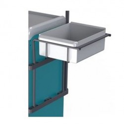 SUPPORT BAC À PLÂTRE SUR EASYCLIP (BAC TIROIR 1/2 HAUTEUR 155 NON INCLUS) (COMP. V2 & M3)