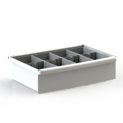 PACK TIROIR 155 - 4 BACS DE SEPARATION 155 1/4 - 4 SEPARATEURS MOBILES - 4 BARRES DE LIAISON