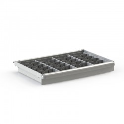 PACK TIROIR 75 - 4 BACS DE SEPARATION 75 1/4 - 16 SEPARATEURS MOBILES