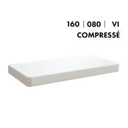 MATELAS + HOUSSE - COUCHAGE 160 X 80 CM - POUR LIT BAMBINO - LIVRÉ SOUS FORME COMPRESSÉE