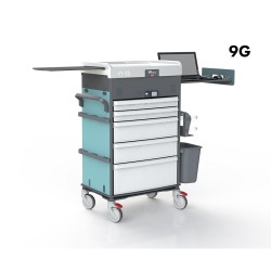 CHARIOT DE SOINS MODALLI M3 - F600 9G - AVEC CTSPO - EQUIPE V2