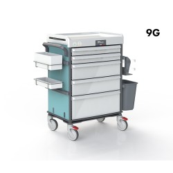 CHARIOT D'ANESTHESIE MODALLI M3 - F600 9G - ANV1 EQUIPE