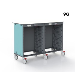 PLAN DE TRAVAIL MOBILE MODALLI M3 - DOUBLE - F600 9G - A EQUIPER