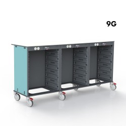 PLAN DE TRAVAIL MOBILE MODALLI M3 - TRIPLE - F600 9G - A EQUIPER