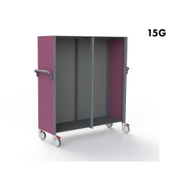 OPTION HABILLAGE POUR CHARIOT DE CIRCULATION STOCKALLI F600 DOUBLE 15G