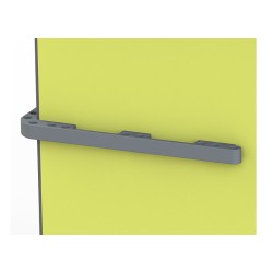 4 RAILS PORTE ACCESSOIRES POUR BLOC TIROIR ET VESTIAIRE GAMME M3