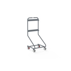 RAIL MOBILE BAS À ÉQUIPER - 2 RAILS - NOIR VOLCANIQUE