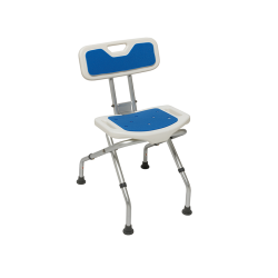SIÈGE DOUCHE DOS PLIANT BLUE SEAT