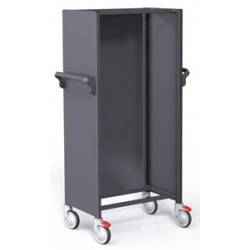 VOILE DE FOND - CHARIOT CIRCULATION SIMPLE STOCKALLI - F600 15G - COULEUR QUARTZ