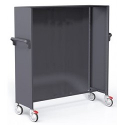 VOILE DE FOND - CHARIOT CIRCULATION SIMPLE STOCK'ALLI M3 - F1200 15G - COULEUR QUARTZ