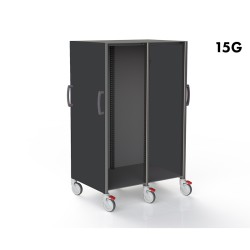 CHARIOT DE CIRCULATION DOUBLE STOCKALLI M3 - F400 15G HABILLE - À ÉQUIPER