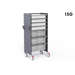 CHARIOT DE CIRCULATION STOCKALLI M3 - F600 15G - AVEC PAREMENTS LATERALS - EQUIPE V1