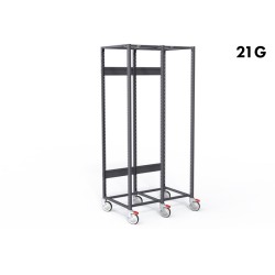 ARMOIRE DOUBLE STOCKALLI M3 - 2XF400 21G - A EQUIPER (SANS GLISSIÈRE)