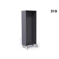 ARMOIRE DE RANGEMENT FERMEE - STOCKALLI M3 - F600 21G - HABILLEE - A EQUIPER