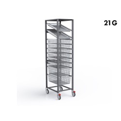 ARMOIRE DE STOCKAGE DM/DMS - STOCKALLI M3 - F400 21G - CAPACITÉ : PLEIN VIDE : 30 SPÉCIALITÉS / SIMPLE DOTATION : 60 SPÉCIALITÉS