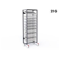 ARMOIRE DE STOCKAGE - STOCKALLI M3 - F600 21G  - EQUIPE RV1