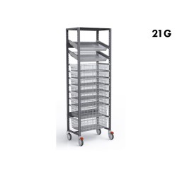 ARMOIRE DE STOCKAGE DM/DMS - STOCKALLI M3 - F600 21G - CAPACITÉ : PLEIN VIDE : 30 SPÉCIALITÉS / SIMPLE DOTATION : 60 SPÉCIALITÉS