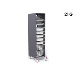 MODULE BASE RANGEMENT SIMPLE - STOCKALLI M3 - F400 21G - AVEC BAC À LEVRES EQUIPE V1