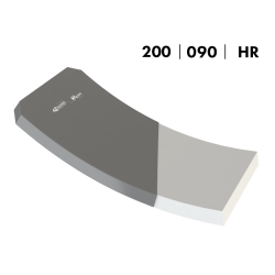 MATELAS + HOUSSE - CONFORT - COUCHAGE 200 X 90 CM - ANGLES TRONQUES